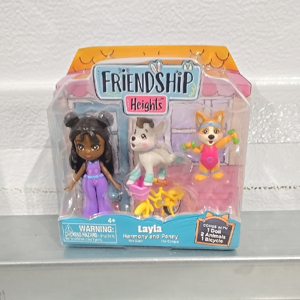 Friendship Heights Layla Doll and‎ Animal Set NWT